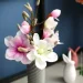 Искусственное растение Цветок искусственный Магнолия 45 см бело-розовая Home Seasons Decor Искусственное растение Цветок искусственный Магнолия 45 см бело-розовая Home Seasons Decor