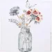  Jar Flower butterfly 60x60 