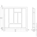        Standard 600 53x48x4,5  