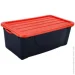 Алеана Емкость для хранения 122040 с крышкой 6 л черный/оранжевый 130x200x Алеана Емкость для хранения 122040 с крышкой 6 л черный/оранжевый 130x200x