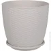 Алеана Горшок Ротанг с подставкой круглый 2,1 л белая роза (114056) Алеана Горшок Ротанг с подставкой круглый 2,1 л белая роза (114056)