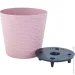 Горшок Алеана Вазон пластиковый Фьюжн низкий d23,5х22см. круглый 6 л фрезия Горшок Алеана Вазон пластиковый Фьюжн низкий d23,5х22см. круглый 6 л фрезия