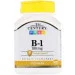 ³ 21st Century B-1 100 mg 110 Tabs CEN-21151 (000000187)