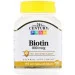  21st Century Biotin, High Potency 800 mcg 110 Tabs (000010621)