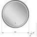   VIVACE  Z - 700 * 700 LED touch control (46182)