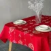 Едельвіка Скатерть Золотые украшения 441-25/00 140x180 см красный Едельвіка Скатерть Золотые украшения 441-25/00 140x180 см красный