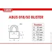 Abus   818/50 2240633196017  ()