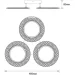 Accento Lighting Люстра світлодіодна ELLY 3x12 Вт білий Accento Lighting Люстра світлодіодна ELLY 3x12 Вт білий