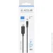   ACCLAB USB to DC, 5,52,5 , 12V, 1A, 1  Black (1283126552847)