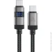Acefast C15-03 USB Type-C to USB Type-C 60W 1.2m Black (6974316283720)
