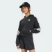 Толстовка (худи) Adidas Джемпер JG FI 3S FZ JJ4847 р.164 черный Толстовка (худи) Adidas Джемпер JG FI 3S FZ JJ4847 р.164 черный