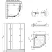   Agua Cascad-S.F.G.80x80x193.5    (CV035436)