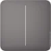 Ajax     LightSwitch 2-gang gray