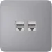 Ajax  - Outlet (LAN) grey    (white LAN connector)