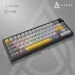  Ajazz AK650 RGB Flying Fish Switch Wireless With Screen Black (AK650-FF-BGY)