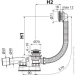 Alca Plast    A504KM click-clack, 
