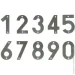 Amig Цифра «6» нержавеющая сталь серый 100 мм 6774 Amig Цифра «6» нержавеющая сталь серый 100 мм 6774