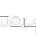  AM.PM Spirit 2.0 Square FlashClean   Soft Close (C701701SC)