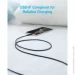  2  1 Anker 322 USB-A to USB-C - 1.8m Nylon (Black) (A81H6G11)
