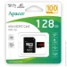 Apacer  ' MicroSDHC 128GB UHS-I Class 10 + SD adapter (AP128GMCSX10UB-R) AP128GMCSX10UB-R