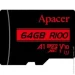  ' Apacer microSDXC UHS-I 64GB R100 V10 A1 (AP64GMCSX10UB-RA) (1064223)