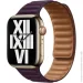  Apple Leather Link  Apple Watch 38/40/41mm Dark Cherry S/M (ML7M3)