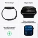 - Apple Watch Series 10 GPS 42mm Rose Gold Aluminum Case w. Plum Sport Loop (MWWK3QH/A)
