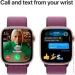 - Apple Watch Series 10 GPS 42mm Rose Gold Aluminum Case w. Plum Sport Loop (MWWK3QH/A)