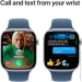 - Apple Watch Series 10 GPS 42mm Silver Aluminium Case with Denim Sport Band - M/L (MWWC3QH/A)