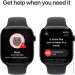 - Apple Watch Series 10 GPS 46mm Jet Black Alu. Case w. Black Sport Band - S/M (MWWP3QH/A)