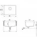   Aquasanita   ARCA (SQA102W) 110 Beige +   (AQ-T1)