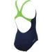  Arena G Higher Panel Youth One Piece 12, navy/energy green (23259-76)