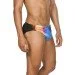 Arena M Cyber Brief 80, black/tangerine (001796-534)