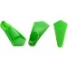  Arena Powerfin 39/40, acid lime/black (95218-65)