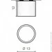  Azzardo ALIX GM4110-WH