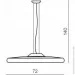   AZzardo SNELLO 72  AZ1270 (SNELLO720N-WH)