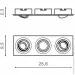  Azzardo CARO 3 SN-6813S-WH