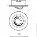  Azzardo CARO R SN-6810R-WH