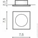  Azzardo IVO SQUARE 1 GM21001S-WH
