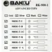    BAKKU BK-900M-T-B,silver, 4*6,3mm, ,  ,  ,  ,  
