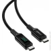 Baseus  Acefast C6-03 Digital Display USB-C to USB-C 100W 5A 2  (37080 black)