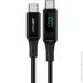 Baseus  Acefast C6-03 Digital Display USB-C to USB-C 100W 5A 2  (37080 black)