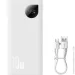  Baseus   Adaman 2 Digital Display Fast Charge Power Bank 10000 mAh 30W PPAD040002 White (1970768949)