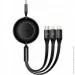  3  1  Baseus Bright Mirror 2 Series 3-in-1 (Micro USB+ Lightning+ Type-C) 100W (1.1m) black (CAMJ010201)