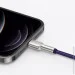  Baseus Cafule Metal Lightning 2.4A (1m) purple (CALJK-A05)