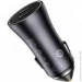   Baseus Golden Contactor Pro Dual Fast Charger Car Charger C+C 40W Dark Gray (CGJP000013)