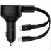    Baseus Enjoyment Retractable 2-in-1 C+L 30W Black w/2-in-1 cable (CGTX000001)