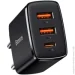    Baseus Compact Quick Charger 30W QC+ PD (1Type-C+ 2USB)  33373 (33373 black)