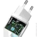      Baseus GaN2 Lite Quick Charger 65W (1Type-C+ 1USB)  32679 (32679 black)
