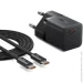    Baseus GaN5 Mini Fast Charger Type-C 25W (  Type-C to Type-C 100W 1m) black (P10110909113-01)